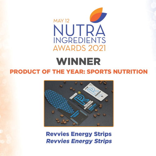 Revvies Energy Strips - NutraIngredients Awards