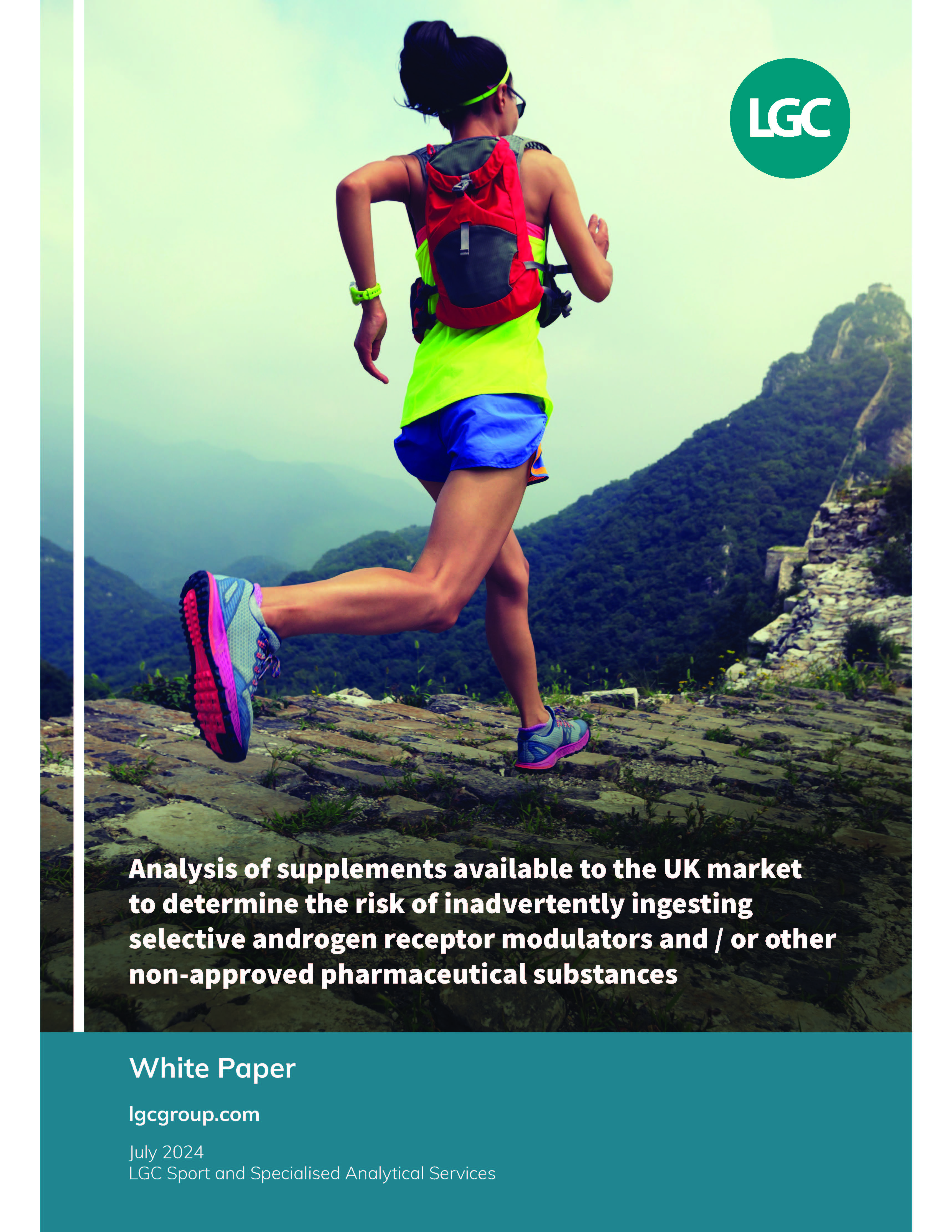 Analysis of Supplements Available To The UK Market To Determine The Risk of Inadvertently Ingesting Selective Androgen Receptor Modulators and / or Other Non-Approved Pharmaceutical Substances