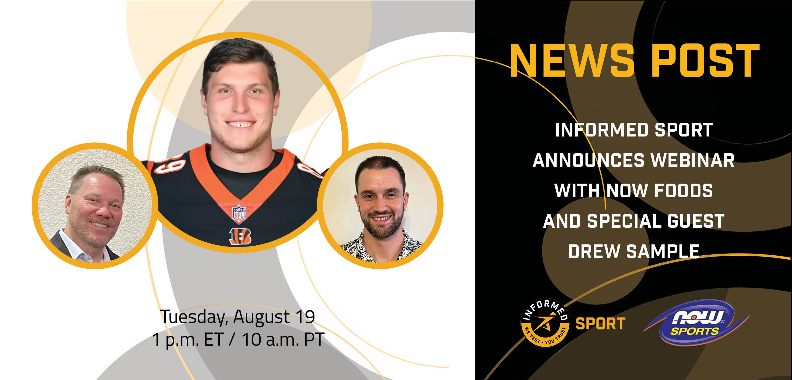 Informed Sport Announces Webinar with Now Foods and Special Guest Drew Sample
