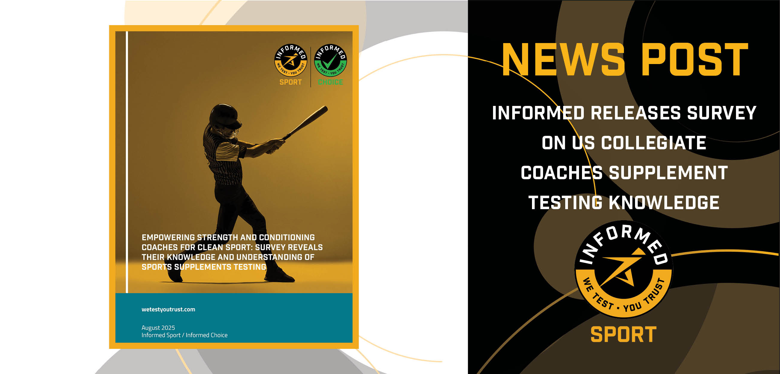 INFORMED Releases Survey on US Collegiate Coaches Supplement Testing Knowledge