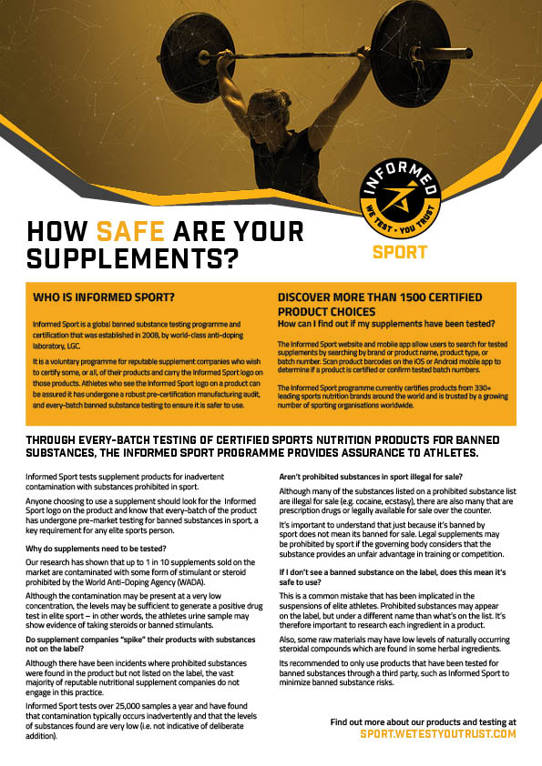 How Safe Are Your Supplements? - A4 - 2025