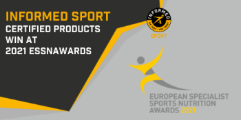 Informed Sport Certified products win at 2021 essnawards