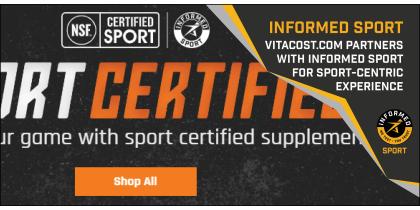 Vitacost.com Partners with INFORMED Sport for Sport-Centric Online Experience