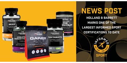 Holland & Barrett Marks One of the Largest Informed Sport Certifications to Date