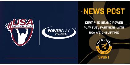 Certified Brand Power Play Fuel Partners with USA Weightlifting