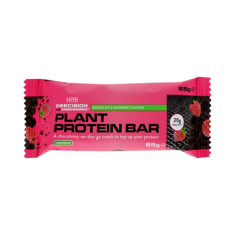 Precision Engineered by Holland & Barrett - Plant Protein Bar - Chocolate Raspberry - Front