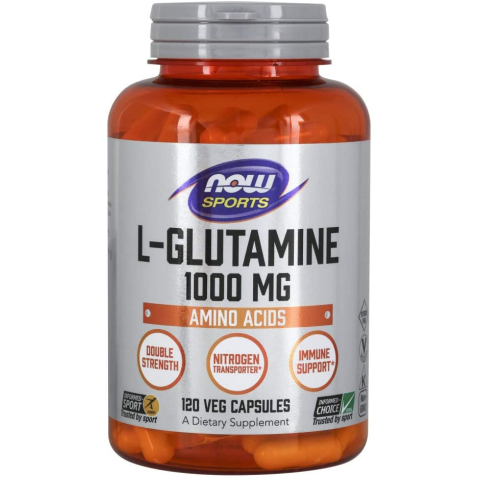 Now Foods - NOW Sports L-Glutamine Capsules - 1
