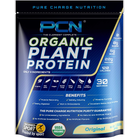 PURE CHARGE NUTRITION - The Cleanest Complete Organic Plant Protein - 1