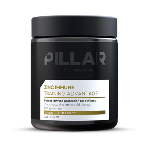 PILLAR Performance Zinc Immune Training Advantage Packaging