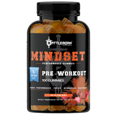 Battle Born Supplements - Mindset Pre-workout Gummies