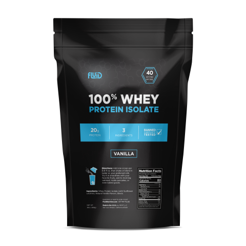Fluid Sports Nutrition - 100% Whey Protein Isolate