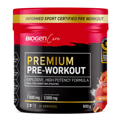 Biogen - Premium Pre-Workout - Blood Orange - 600g