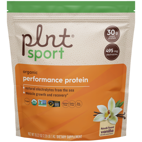 The Vitamin Shoppe - Plnt Sport Organic Performance Protein - Vanilla - Front
