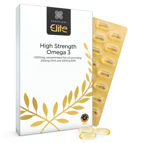 Healthspan Elite - High Strength Omega 3 - Front 1