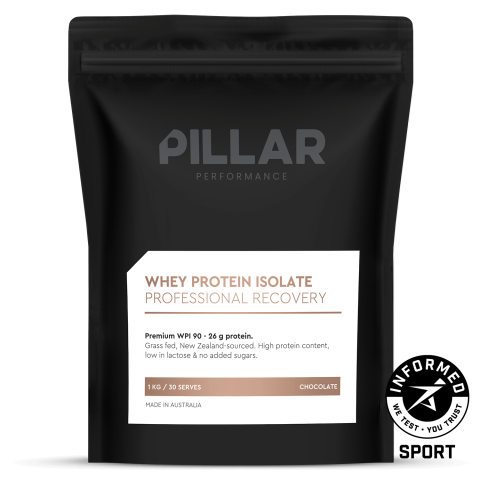 PILLAR Performance - Whey Protein Isolate - Professional Recovery - Product - Chocolate