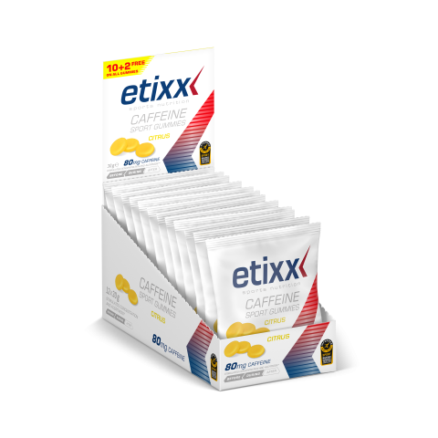 Etixx - CAFFEINE SPORT GUMMIES (80mg) - Box