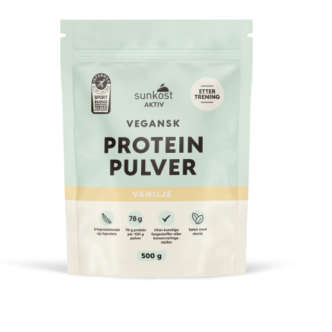 Sunkost Aktiv - Sunkost Vegan Protein 500g - Vanilla