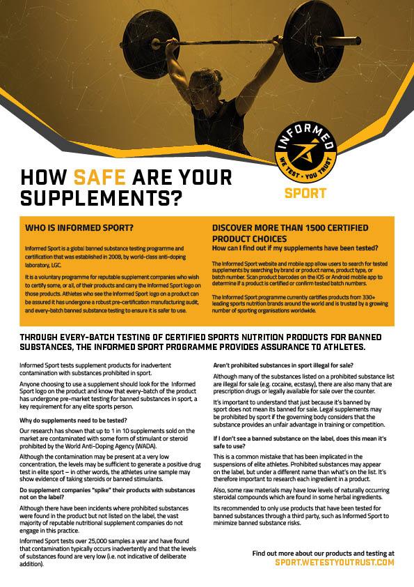 How Safe Are Your Supplements? - A4 - 2025